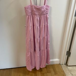 Zara pink maxi dress! Only wore once!